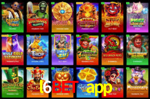 Interface do App l6bet app